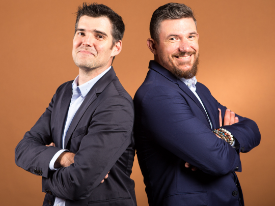 Laurent Bocquet et Julien Guyot, fondateurs de Hop3team.